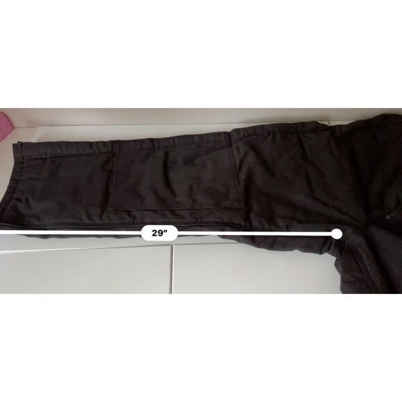 Big Smith black lined canvas bib overalls. Size XL waist 42-44/ - Picture 11 of 11